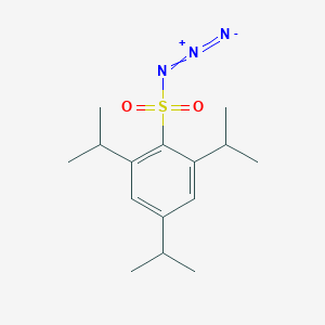 molecular formula C15H23N3O2S B057851 2,4,6-Triisopropylbenzenesulfonyl azide CAS No. 36982-84-0