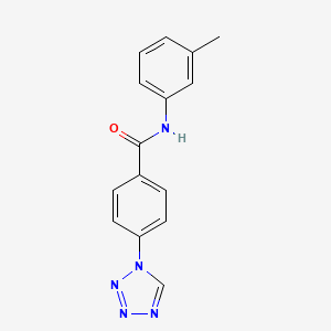 molecular formula C15H13N5O B5785102 N-(3-METHYLPHENYL)-4-(1H-1,2,3,4-TETRAZOL-1-YL)BENZAMIDE 