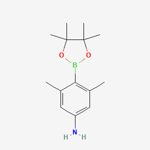 3,5-Dimethyl-4-(4,4,5,5-tetramethyl-1,3,2-dioxaborolan-2-YL)aniline