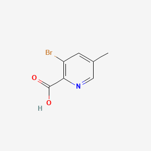 molecular formula C7H6BrNO2 B578522 3-Bromo-5-methylpyridine-2-carboxylic acid CAS No. 1211515-68-2
