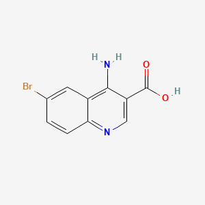 4-Amino-6-bromoquinoline-3-carboxylic acid
