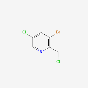 3-Bromo-5-chloro-2-(chloromethyl)pyridine