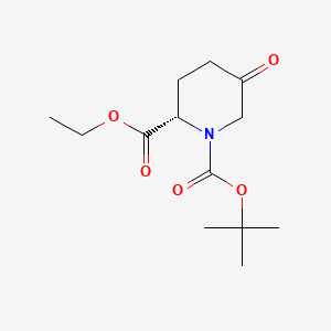 (S)-1-tert-butyl 2-ethyl 5-oxopiperidine-1,2-dicarboxylate