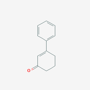 molecular formula C12H12O B057854 2-Cyclohexen-1-one, 3-phenyl- CAS No. 10345-87-6