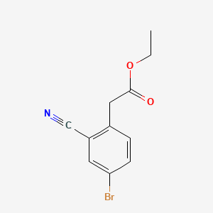 Ethyl 4-bromo-2-cyanophenylacetate