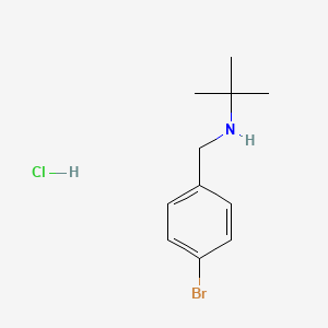 N-(4-Bromobenzyl)-2-methylpropan-2-amine hydrochloride