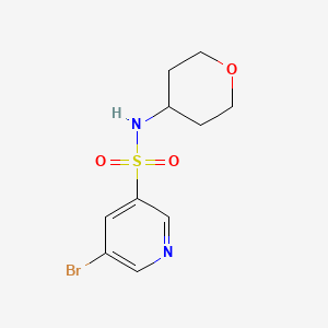 5-Bromo-n-(tetrahydro-2h-pyran-4-yl)pyridine-3-sulfonamide