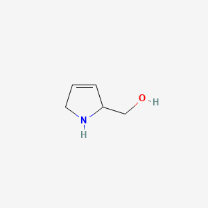 molecular formula C5H9NO B578590 2,5-二氢-1H-吡咯-2-基甲醇 CAS No. 1256643-00-1