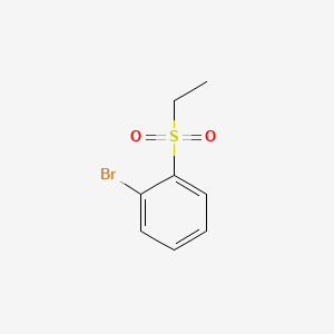 molecular formula C8H9BrO2S B578592 1-Bromo-2-(ethanesulfonyl)benzene CAS No. 1299474-17-1