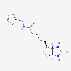 5-[(3aS,4S,6aR)-2-oxo-1,3,3a,4,6,6a-hexahydrothieno[3,4-d]imidazol-4-yl]-N-(furan-2-ylmethyl)pentanamide
