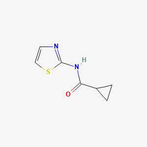 molecular formula C7H8N2OS B5786004 N-(1,3-thiazol-2-yl)cyclopropanecarboxamide 