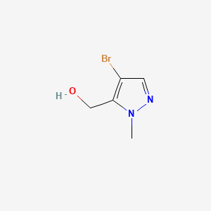 molecular formula C5H7BrN2O B578602 (4-Bromo-1-methyl-1H-pyrazol-5-YL)methanol CAS No. 1276056-83-7