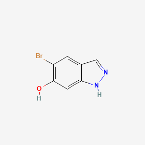 molecular formula C7H5BrN2O B578608 5-Bromo-1H-indazol-6-ol CAS No. 1227270-50-9
