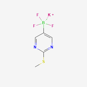 Potassium trifluoro(2-(methylthio)pyrimidin-5-yl)borate