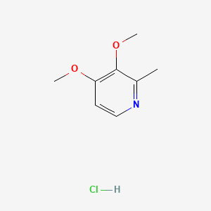 molecular formula C8H12ClNO2 B578637 3,4-Dimethoxy-2-methylpyridine hydrochloride CAS No. 1210824-88-6