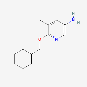 6-(Cyclohexylmethoxy)-5-methylpyridin-3-amine