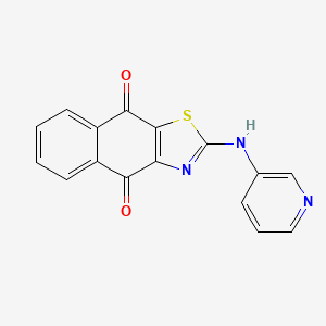 2-(Pyridin-3-ylamino)naphtho[2,3-d]thiazole-4,9-dione