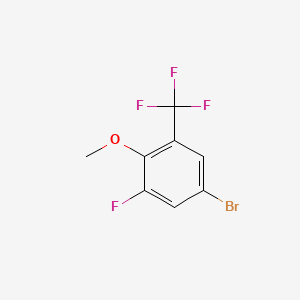 5-Bromo-1-fluoro-2-methoxy-3-(trifluoromethyl)benzene