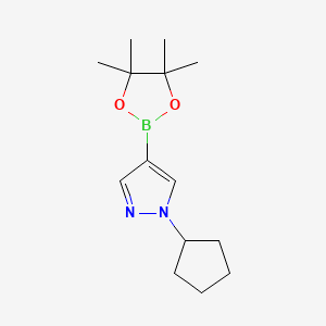 1-Cyclopentyl-4-(4,4,5,5-tetramethyl-1,3,2-dioxaborolan-2-yl)-1H-pyrazole