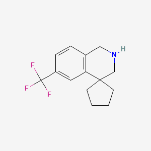 6'-(Trifluoromethyl)-2',3'-dihydro-1'h-spiro[cyclopentane-1,4'-isoquinoline]