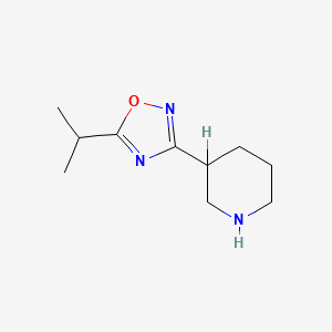 3-(5-Isopropyl-[1,2,4]oxadiazol-3-yl)-piperidine