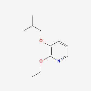 molecular formula C11H17NO2 B578677 2-乙氧基-3-异丁氧基吡啶 CAS No. 1255574-40-3