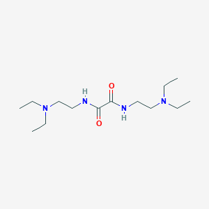molecular formula C₁₄H₃₀N₄O₂ B057869 N,N'-bis[2-(diethylamino)ethyl]oxamide CAS No. 5432-13-3