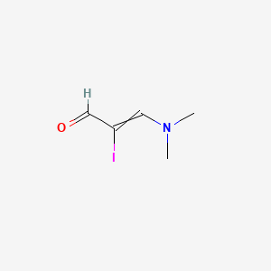 molecular formula C5H8INO B578693 3-(Dimethylamino)-2-iodoacrolein CAS No. 1228184-62-0