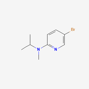 molecular formula C9H13BrN2 B578696 5-bromo-N-isopropyl-N-methylpyridin-2-amine CAS No. 1247382-28-0