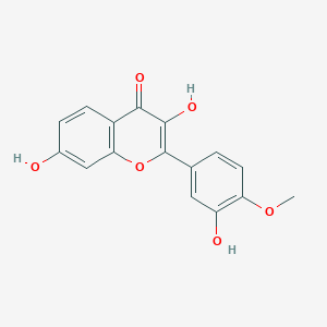 molecular formula C16H12O6 B057871 3,3',7-Trihydroxy-4'-methoxyflavone CAS No. 57396-72-2