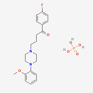 molecular formula C21H28FN2O6P B578711 EINECS 213-893-9 CAS No. 1057-86-9