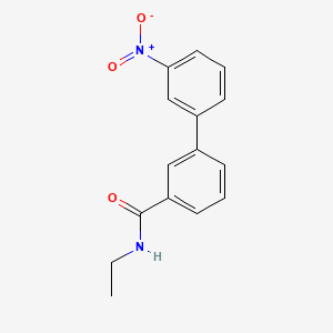 molecular formula C15H14N2O3 B578722 N-Ethyl-3-(3-nitrophenyl)benzamide CAS No. 1365272-02-1
