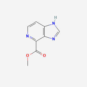 molecular formula C8H7N3O2 B578725 Methyl 1H-imidazo[4,5-C]pyridine-4-carboxylate CAS No. 1234616-18-2