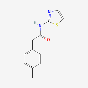 molecular formula C12H12N2OS B5787259 2-(4-methylphenyl)-N-(1,3-thiazol-2-yl)acetamide 