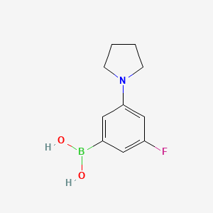 3-Fluoro-5-pyrrolidinophenylboronic acid