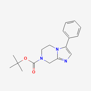 B578751 7-Boc-3-phenyl-5,6,7,8-tetrahydroimidazo[1,2-A]pyrazine CAS No. 1226776-87-9