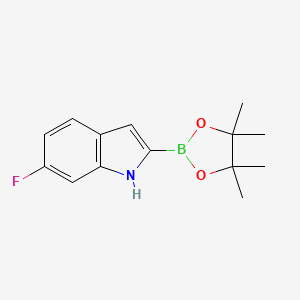 6-Fluoro-1h-indole-2-boronic acid pinacol ester