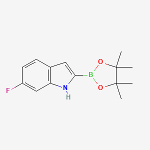 6-Fluoro-2-(4,4,5,5-tetramethyl-1,3,2-dioxaborolan-2-YL)-1H-indole