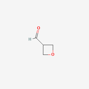 molecular formula C4H6O2 B578757 Oxetane-3-carbaldehyde CAS No. 1305207-52-6