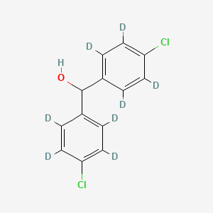molecular formula C13H10Cl2O B578773 Bis(4-chlorophenyl-2,3,5,6-d4)methyl alcohol 