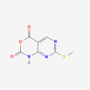 7-(methylthio)-1H-pyrimido[4,5-d][1,3]oxazine-2,4-dione