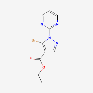 Ethyl 5-bromo-1-(pyrimidin-2-YL)-1H-pyrazole-4-carboxylate