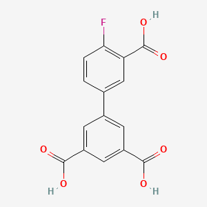 4'-Fluoro-[1,1'-biphenyl]-3,3',5-tricarboxylic acid