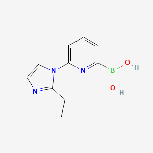 6-(2-Ethylimidazol-1-yl)pyridine-2-boronic acid