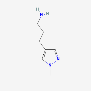 3-(1-methyl-1H-pyrazol-4-yl)propan-1-amine