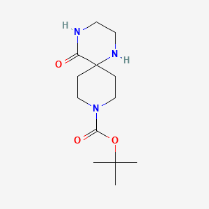 tert-Butyl 5-oxo-1,4,9-triazaspiro[5.5]undecane-9-carboxylate
