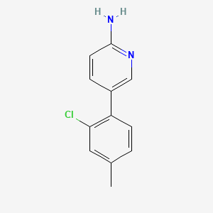 5-(2-Chloro-4-methylphenyl)pyridin-2-amine