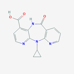 molecular formula C15H12N4O3 B057882 4-Carboxy nevirapine CAS No. 245501-02-4