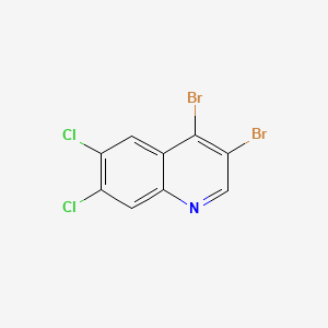 3,4-Dibromo-6,7-dichloroquinoline