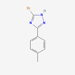 3-Bromo-5-(4-methylphenyl)-1H-1,2,4-triazole